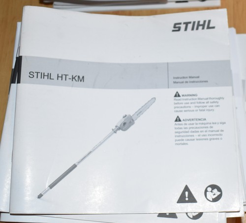 Stihl owner manual km - owner's, ht-km