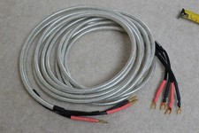 Chord Company Shawline X Speaker Cable 3 Metre Pair Used spade to banana