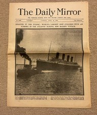 Daily Mirror Titanic Disaster