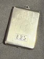 Antique Art Deco Period Elgin Sterling Silver Matchbook Holder Case