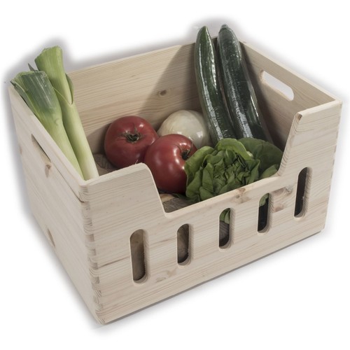 Wooden vegetable storage box - vegetable,