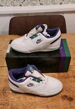 Vintage 1986 Nike All England (Wimbledon) Trainers. UK 12 EU 30 Deadstock Tennis