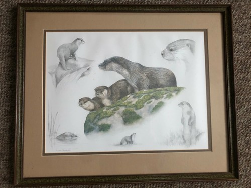 Nicely framed signed - nicely, print