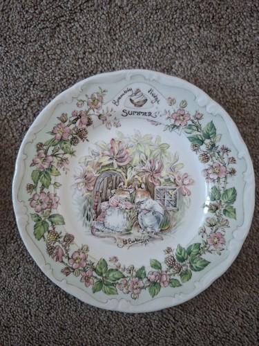 Bramley hedge summer tea plate - bramley,