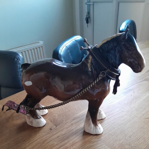 Vintage beswick shire horse - beswick,
