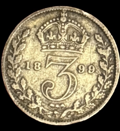 1899 queen victoria pence - queen,