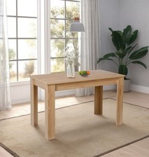 Dining Table, Oak Effect Fixed