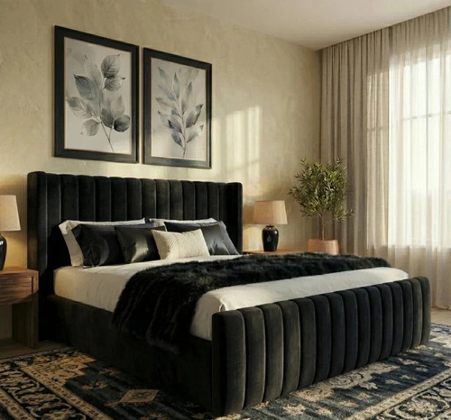 Ottoman bed upholstered - ottoman,