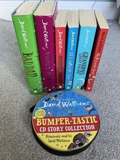 David Walliams X6 Book Bundle Paperback/hardback, Children's Books, Plus Cds