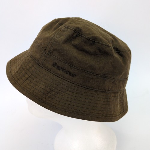 Barbour waxed cotton bucket - barbour,