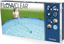 SWIMMING POOL MAINTENANCE 80" BESTWAY CLEANER KIT HAND HELD WATER VACUUM SKIMMER
