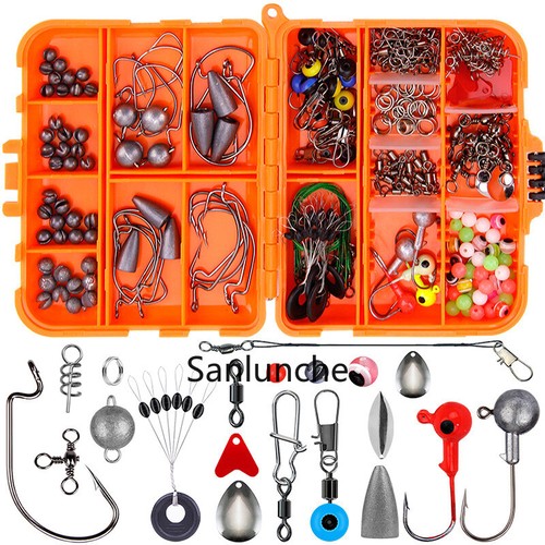 246pcs box texas rigs tackle - rigs,