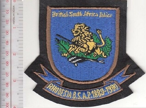 Police rhodesia british - rhodesia,