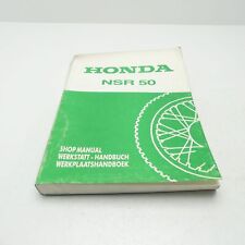 Genuine Honda NSR 50 Workshop