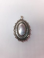Antique 1882 Victorian Sterling Silver Locket with Hallmarks 12.49g