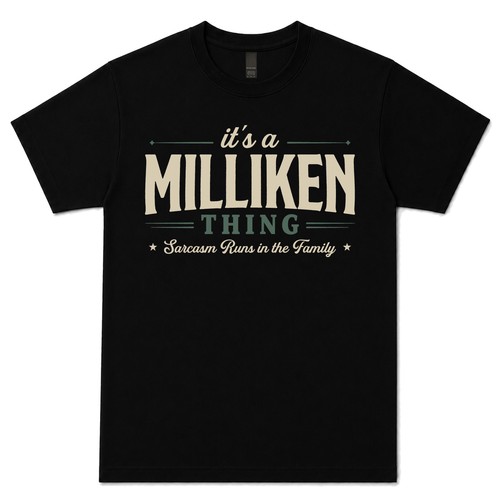 Milliken thing sarcasm - it's,