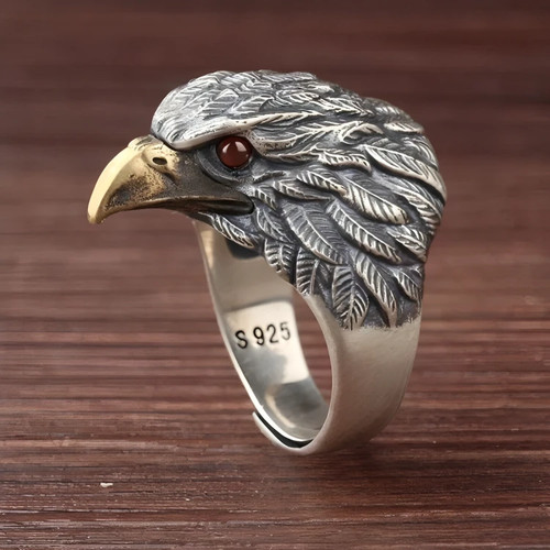 Vintage eagle adjustable - vintage, ring
