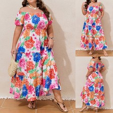 Plus Size Womens Summer Floral
