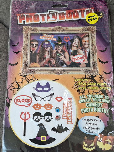 Halloween photo booth props - booth,