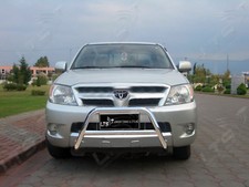 TOYOTA HILUX BULL BAR NUDGE A-BAR STAINLESS STEEL CHROME 2006 TO 2012 W K