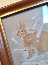 Original Painting of a Hare or