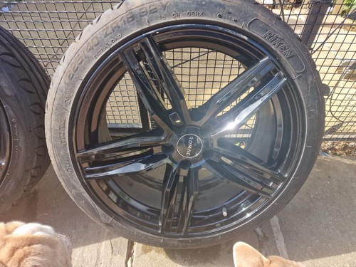 Alloy wheels with - tyres, 5x100