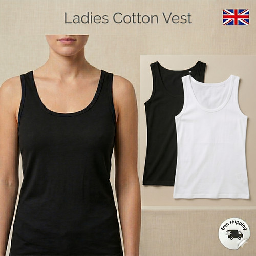 Ladies women cotton - ladies, vest