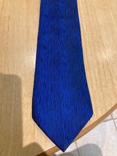 Gucci Mens Silk Tie Navy Blue