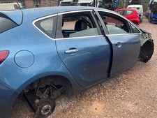 VAUXHALL ASTRA J   2013 FUEL FILLER FLAP  IN BLUE  PAINT CODE Z22S BREAKING