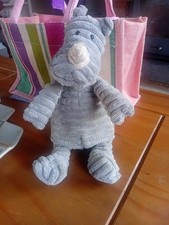 Retired Cordy Roy Rhino soft toy Jellycat grey 