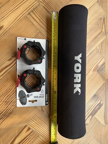 York barbell olympic pad squat - york,