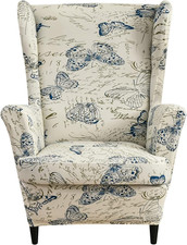 Wingback Chair Slipcover 2