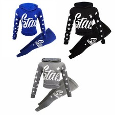 GIRLS KIDS STAR TRACKSUITS