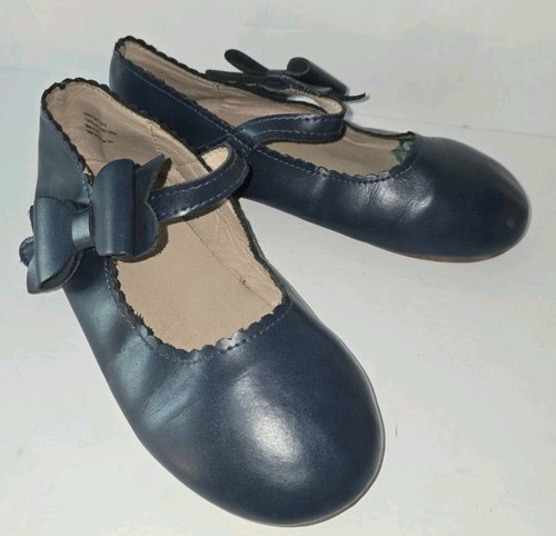 Monkey feet navy blue - navy, leather