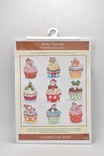 Bothy Threads Christmas Cup Cakes Cross Stitch Kit Unused & Sealed