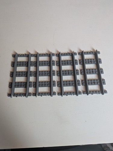 Lego trainset track straight - trainset,