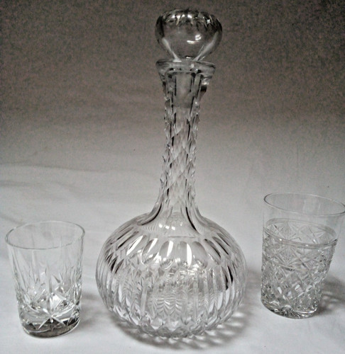 Antique victorian decanter - antique,