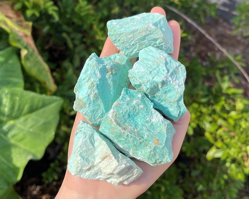 Rough turquoise stones large - rough,