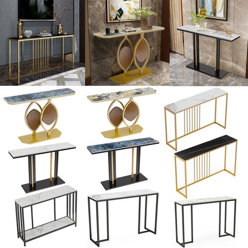 Large slim marble console - large,