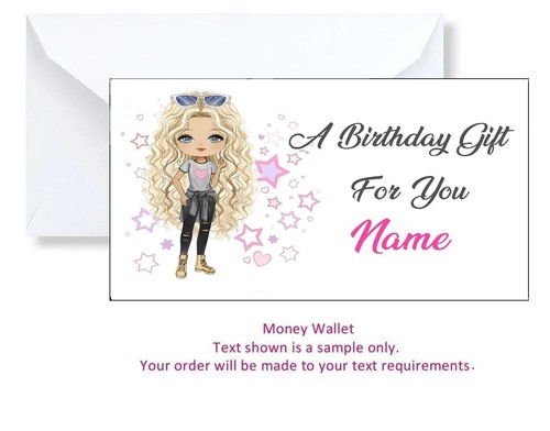 Personalised money gift - personalised, money/gift