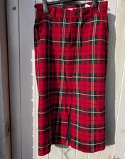 Fabulous Red Tartan Midi