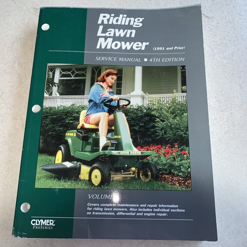 1991 and prior riding lawn - 1991,