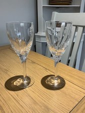 Pair 0f John Rocha Waterford Crystal Imprint Wine Glasses
