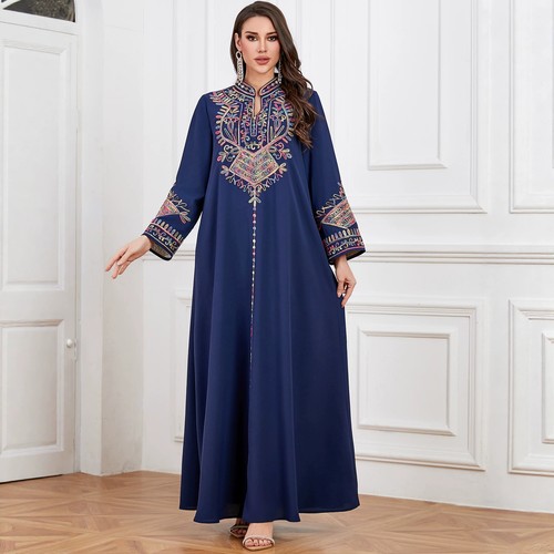 Dubai women muslim abaya long - dubai,
