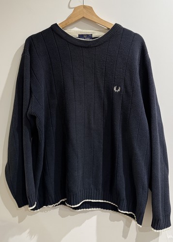 Vintage fred perry dark navy - vintage,