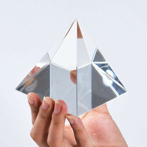 60mm clear crystal pyramid - 60mm,