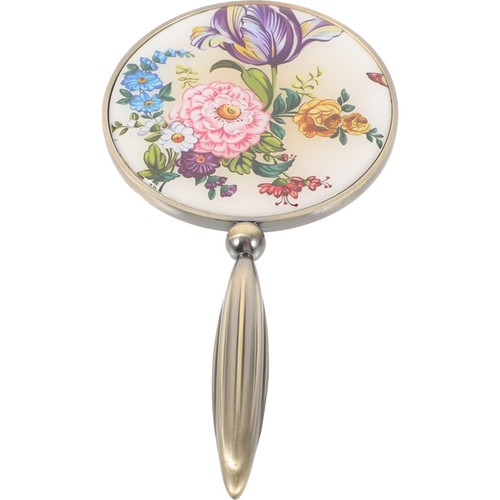 Vintage hand held mirror small - held,