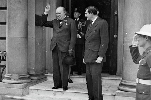 Winston churchill during the - winston,