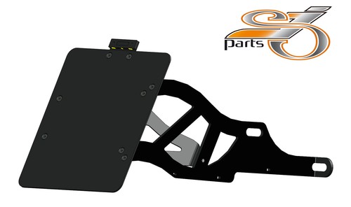 Side license plate holder - license,