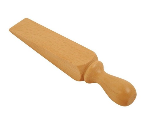 Wooden beech wood door stop - wooden,